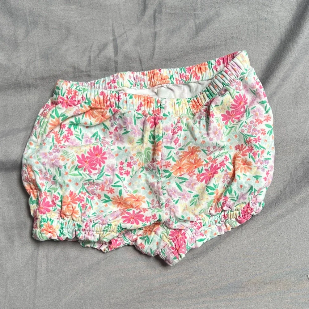 jumping beans Floral Ruffle Tank & Bloomers - Pink, Green, Orange